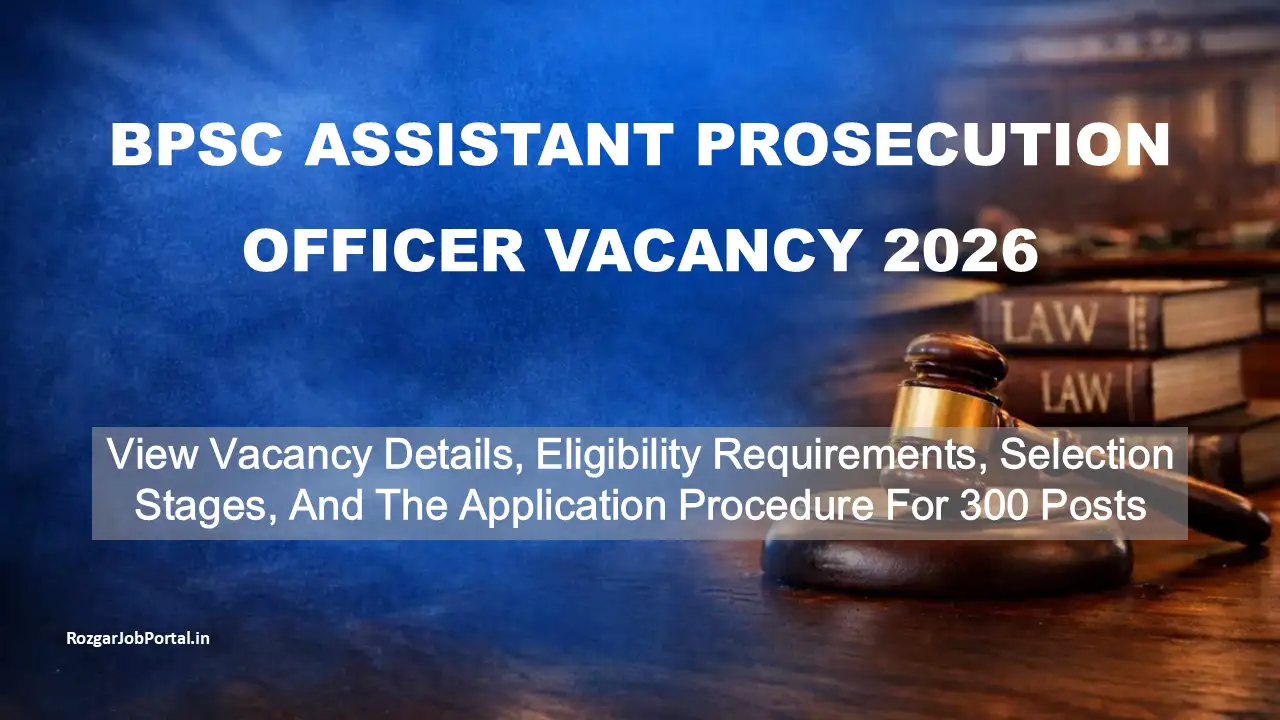 BPSC Assistant Prosecution Officer Vacancy 2026 feature image