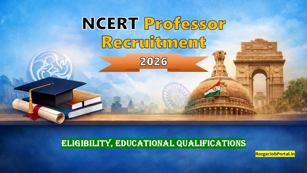 NCERT Professor Recruitment 2026 – Apply Online For 117 Posts