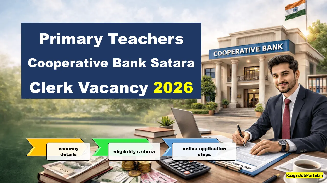 About Primary Teachers Cooperative Bank Satara Clerk Recruitment 2026 feature image