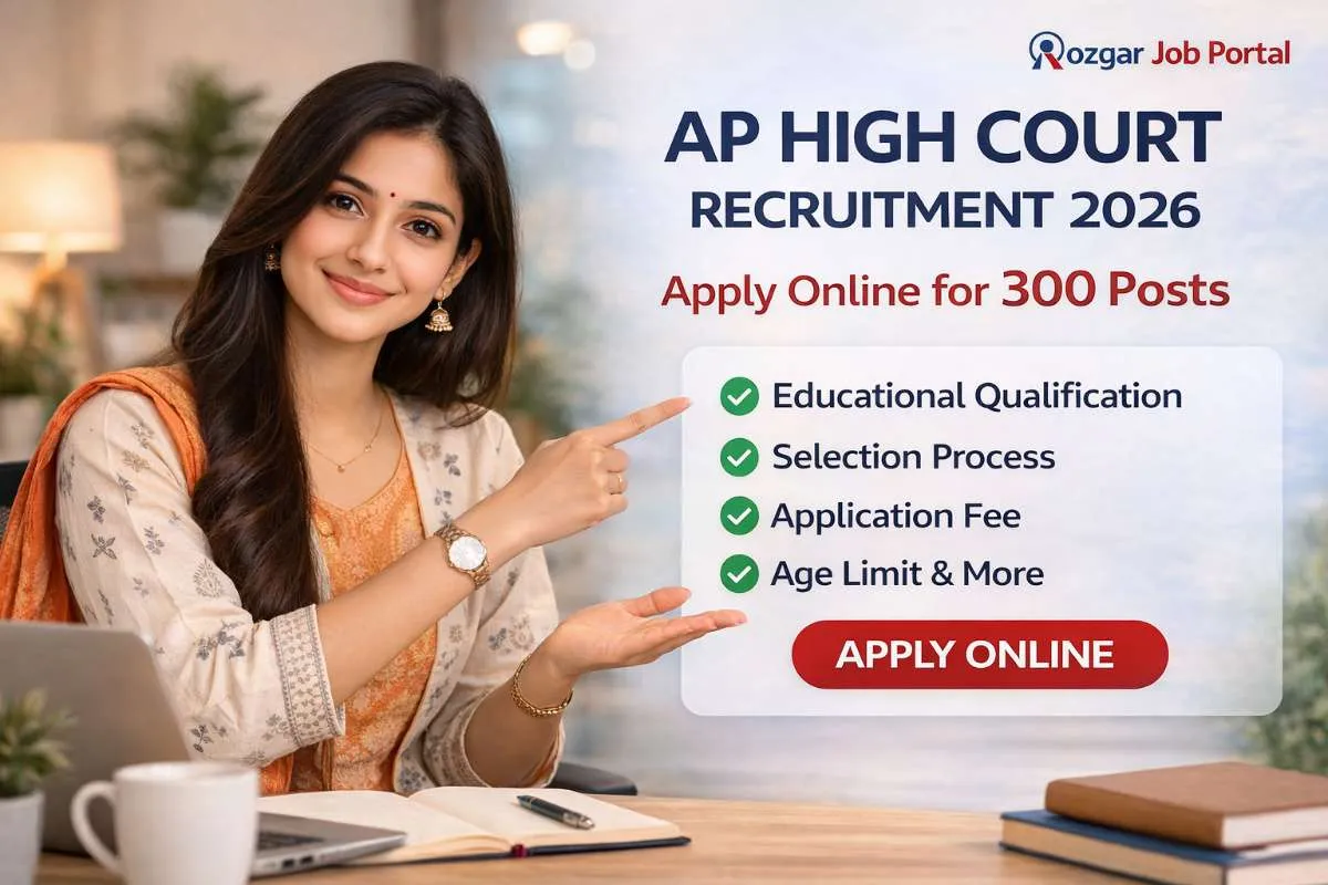 AP High Court Recruitment 2026 Apply Online for 300 Posts Check Qualification Selection Process and Fee