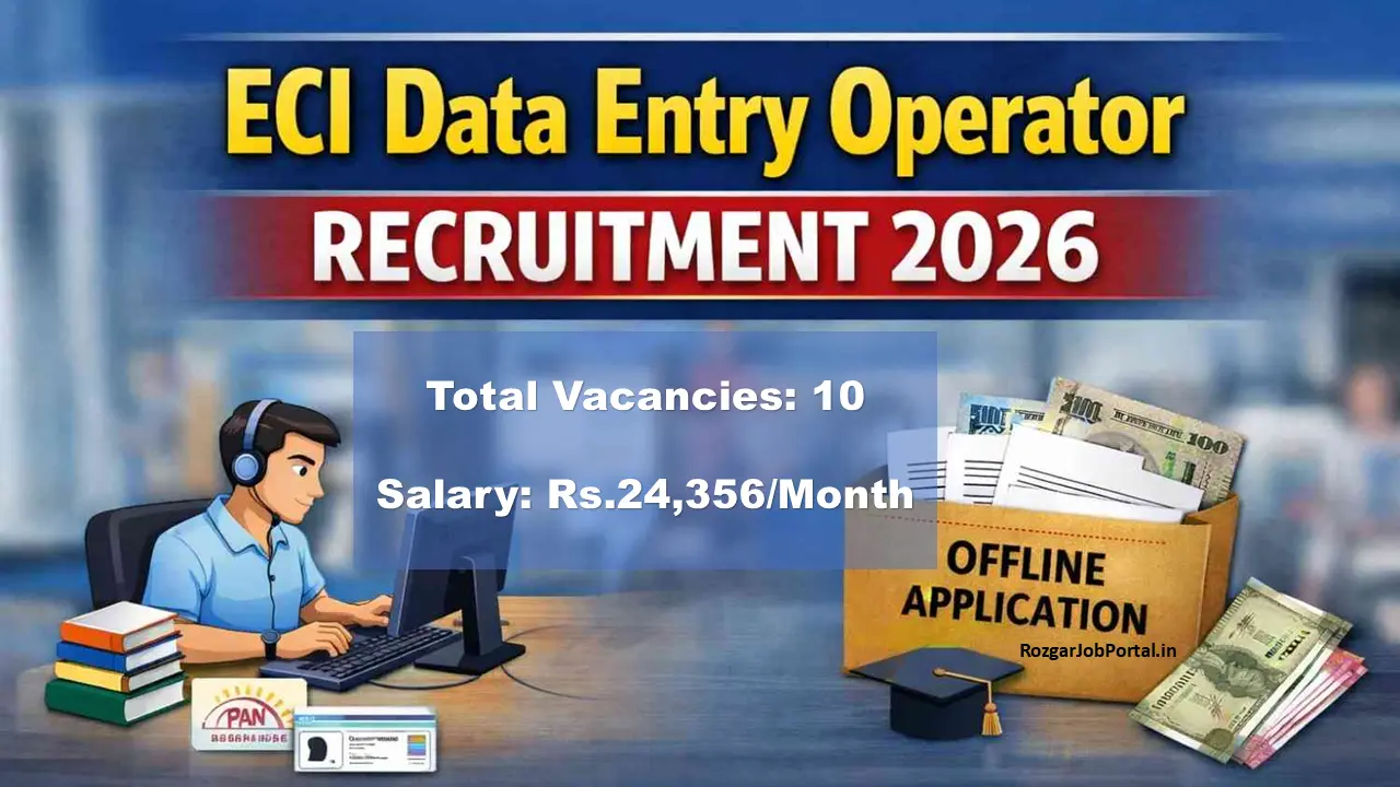 ECI Data Entry Operator Recruitment 2026 Offline Form