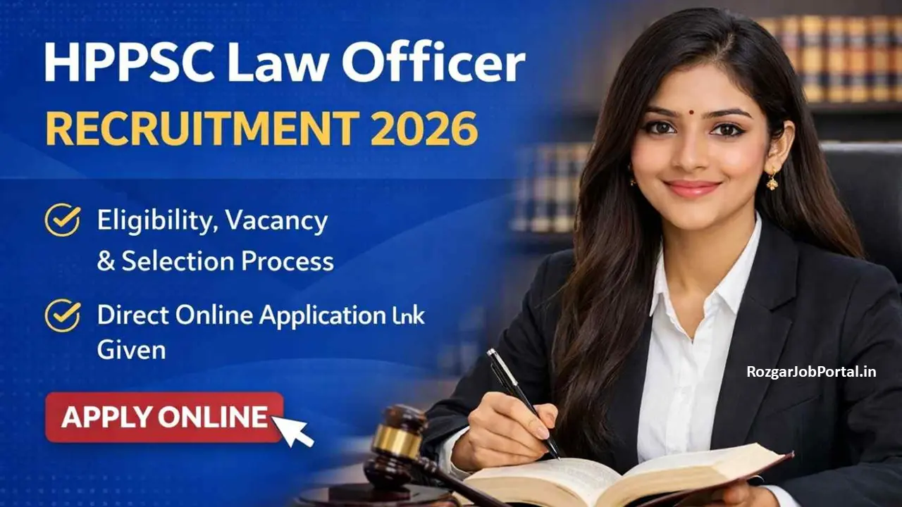 HPPSC Law Officer Recruitment 2026 for 06 Posts 2 HPPSC Law Officer Recruitment 2026 feature image showing law officer job notification details