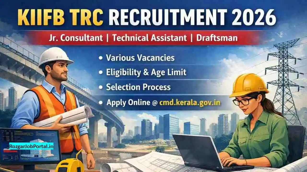 KIIFB TRC Recruitment 2026 for Jr Consultant Technical Assistant and Draftsman Posts