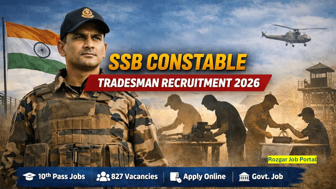 SSB Constable Tradesman Online Form 2026