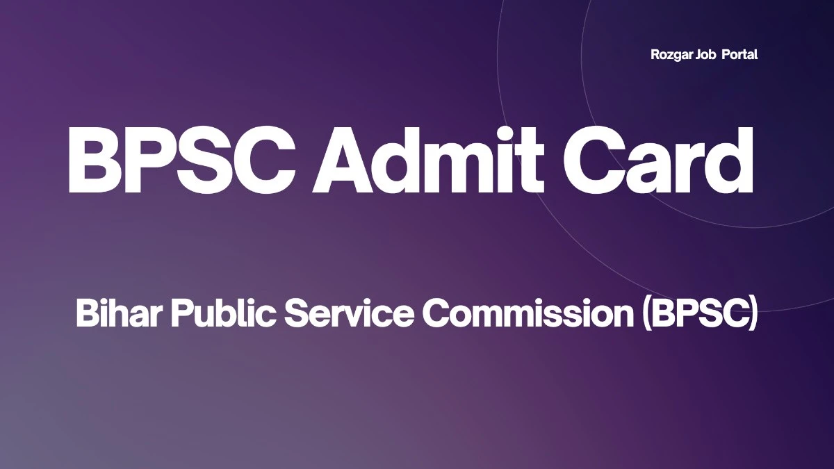 BPSC Admit Card