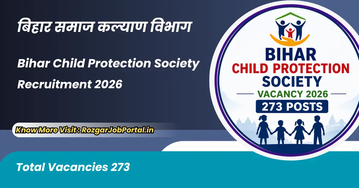 Bihar Child Protection Society Vacancy 2026