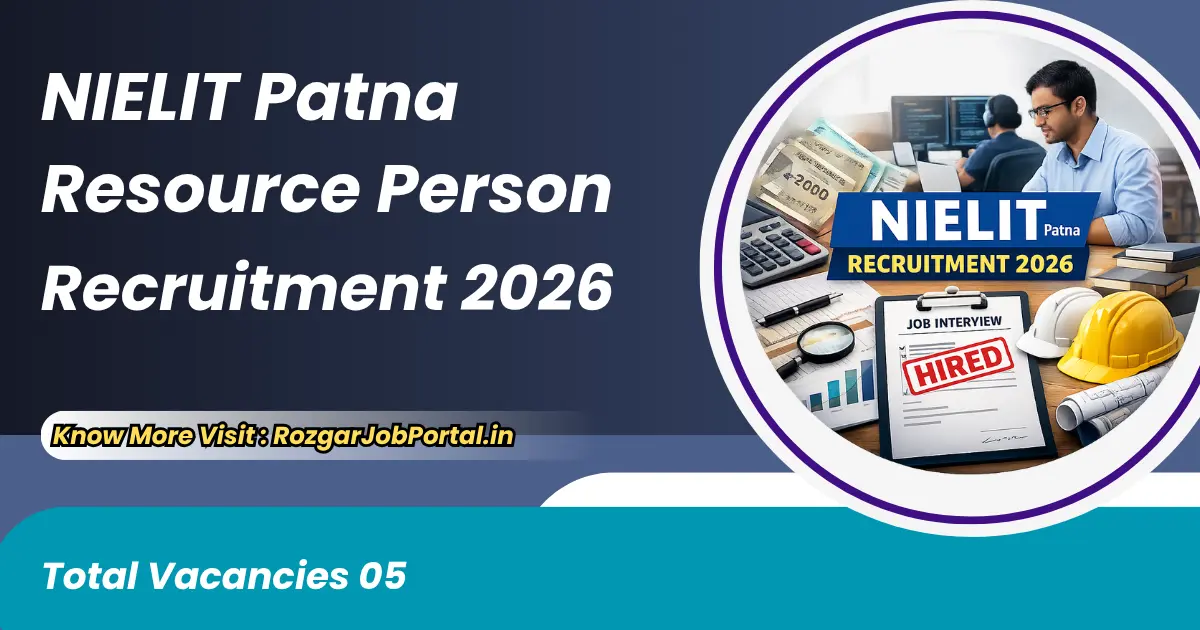 NIELIT Patna Resource Person Recruitment 2026