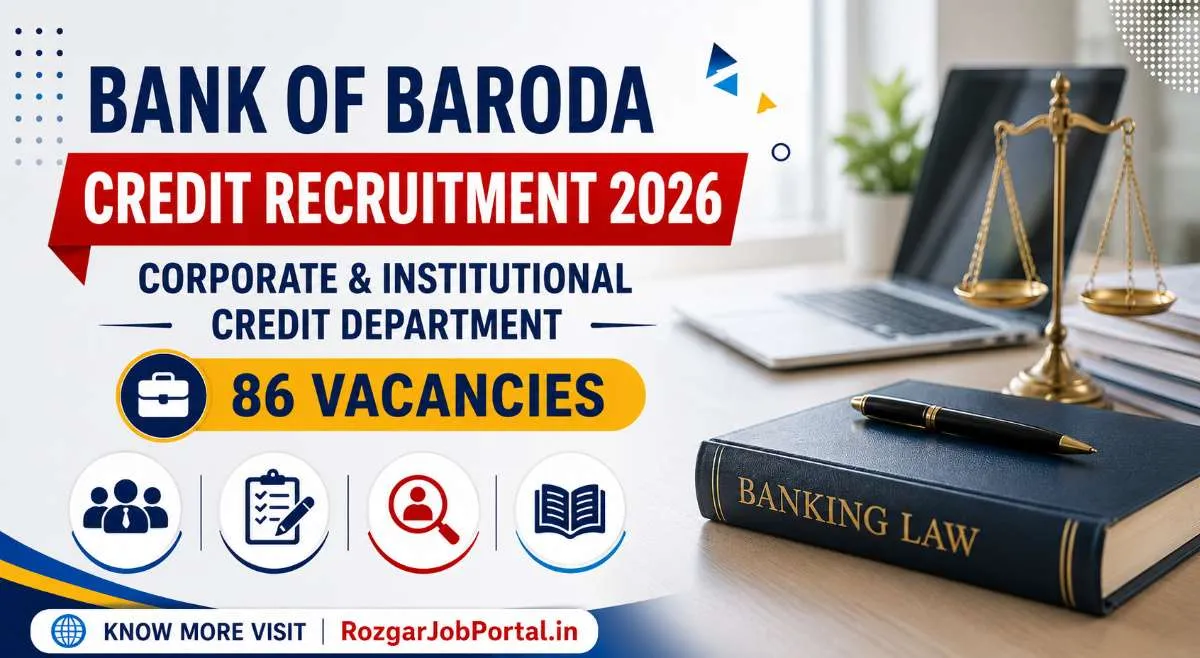 Bank of Baroda Credit Recruitment 2026 for 86 Vacancies in Corporate and Institutional Credit Department
