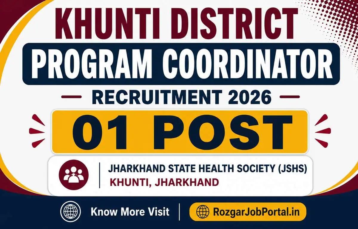Khunti District Program Coordinator Recruitment 2026 01 Post Feature Image