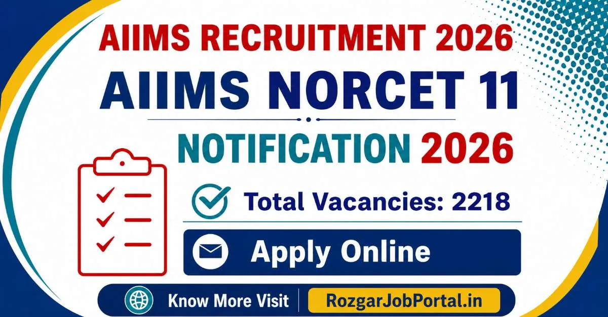 AIIMS NORCET 11 Notification 2026