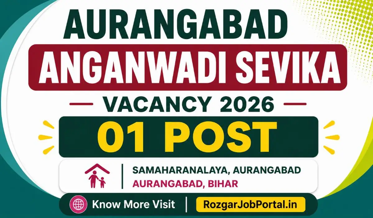 Aurangabad Anganwadi Sevika Vacancy 2026: ओबरा के दिवान बिगहा केंद्र में सेविका पद पर आवेदन शुरू 9 Aurangabad Anganwadi Sevika Vacancy 2026
