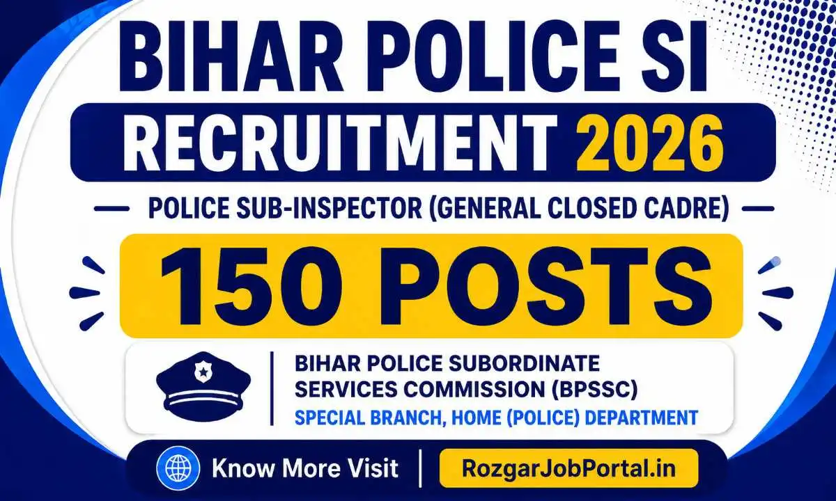 BPSSC Bihar Police SI Vacancy 2026