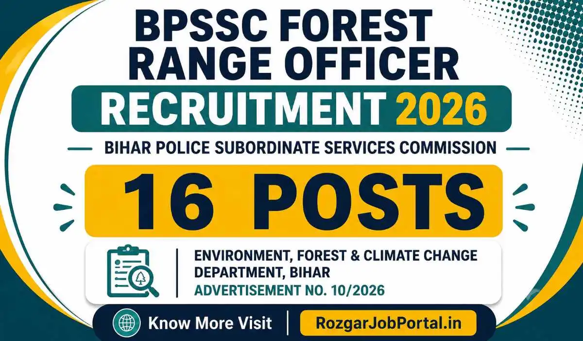 BPSSC Forest Range Officer Notification 2026