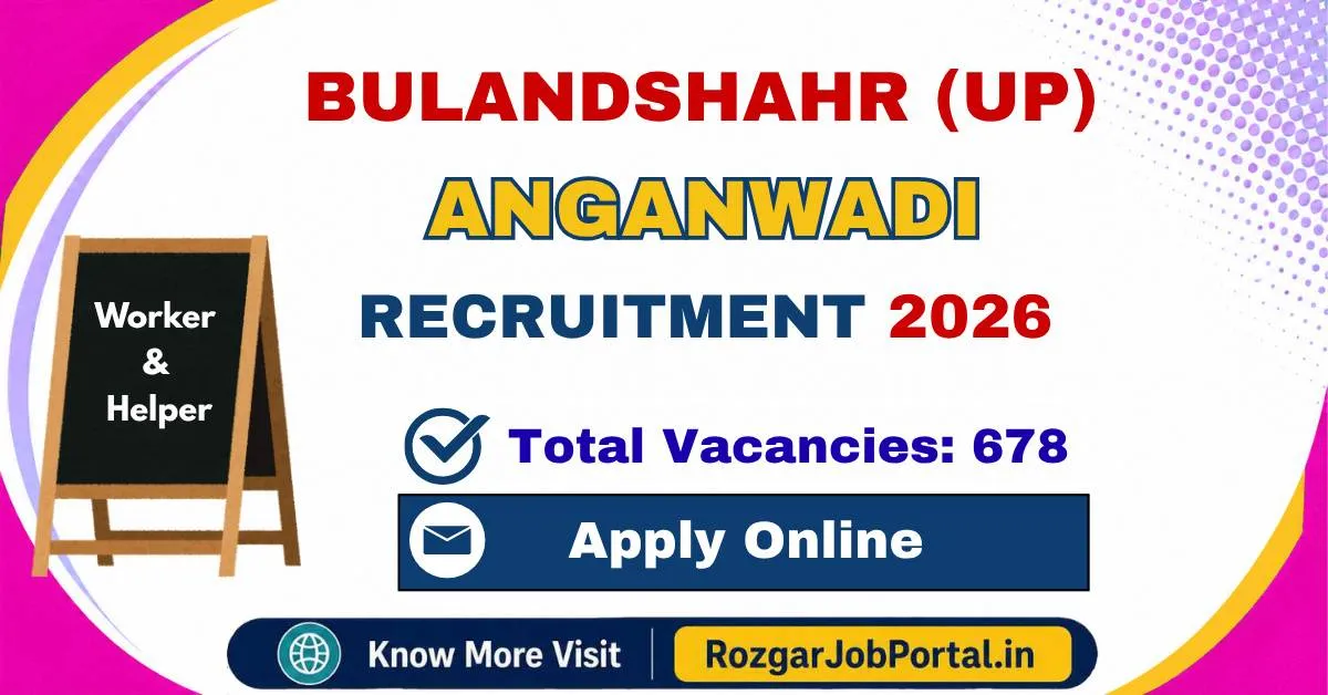 Bulandshahr Anganwadi Recruitment 2026 feature image
