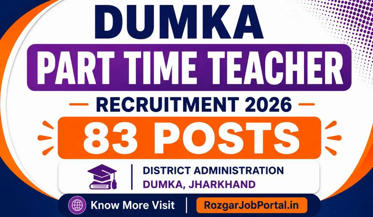 Dumka Part Time Teacher Recruitment 2026