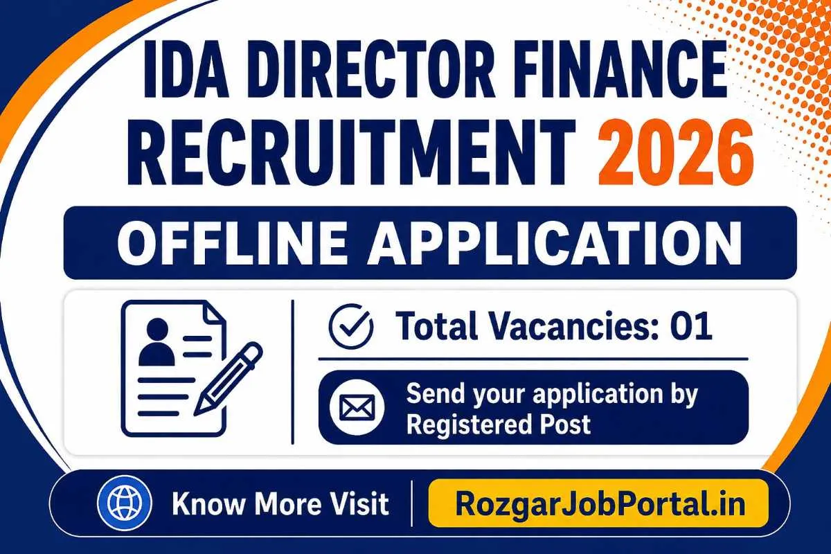 IDA Director Finance Recruitment 2026