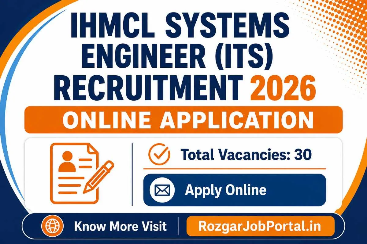 IHMCL Systems Engineer Recruitment 2026 feature image