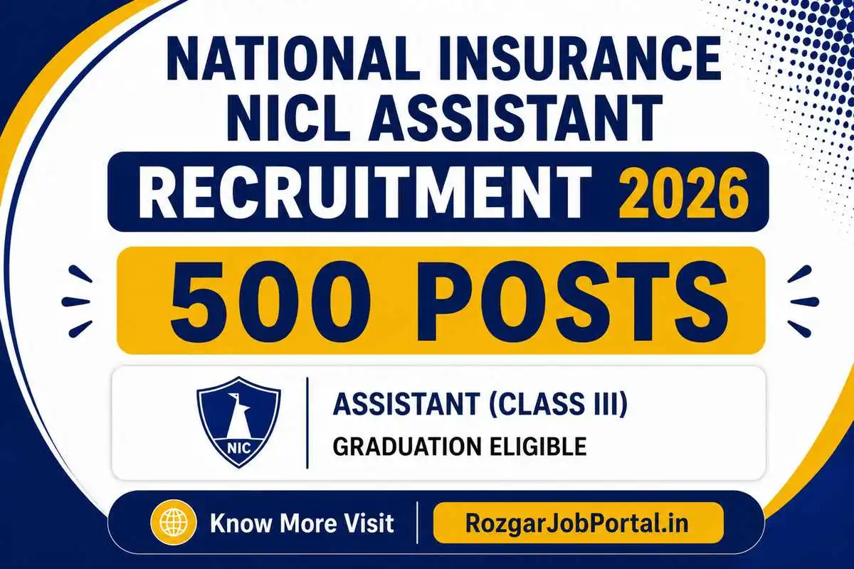 National Insurance NICL Assistant Vacancy 2026