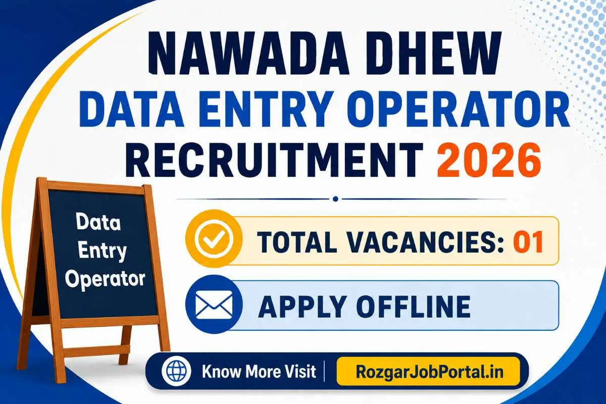 Nawada DHEW Data Entry Operator Recruitment 2026