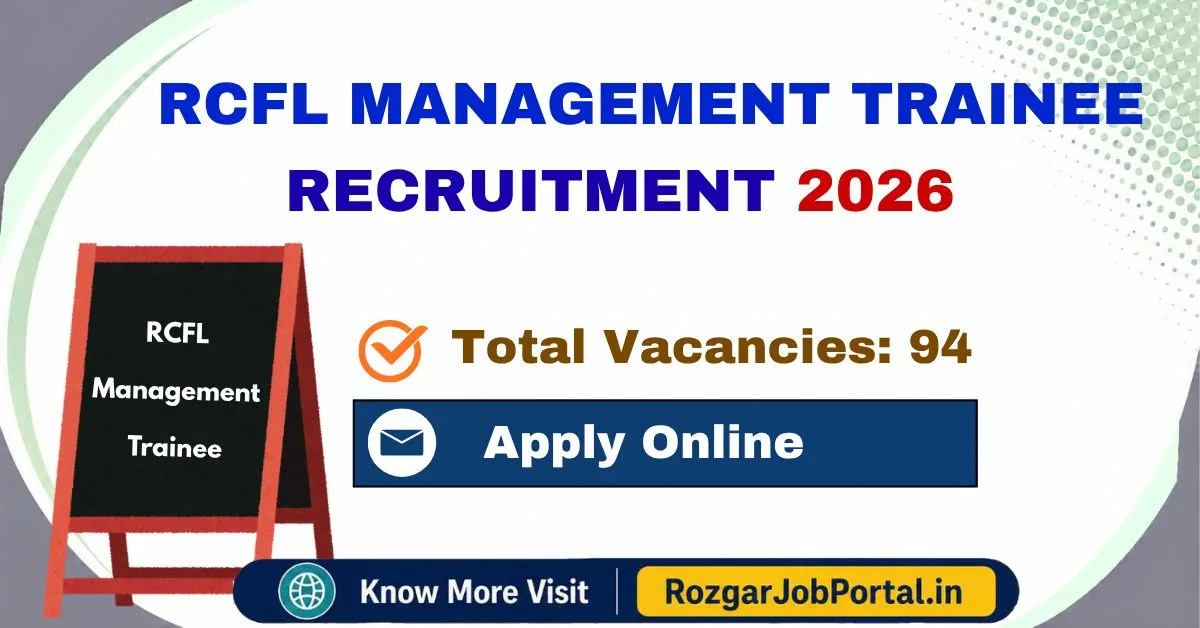 RCFL Management Trainee Recruitment 2026