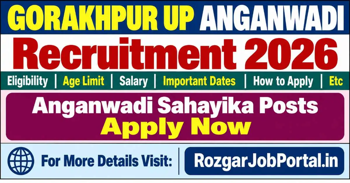 Gorakhpur UP Anganwadi Sahayika Recruitment 2026