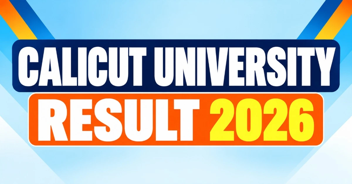 Calicut University M.A Result 2026